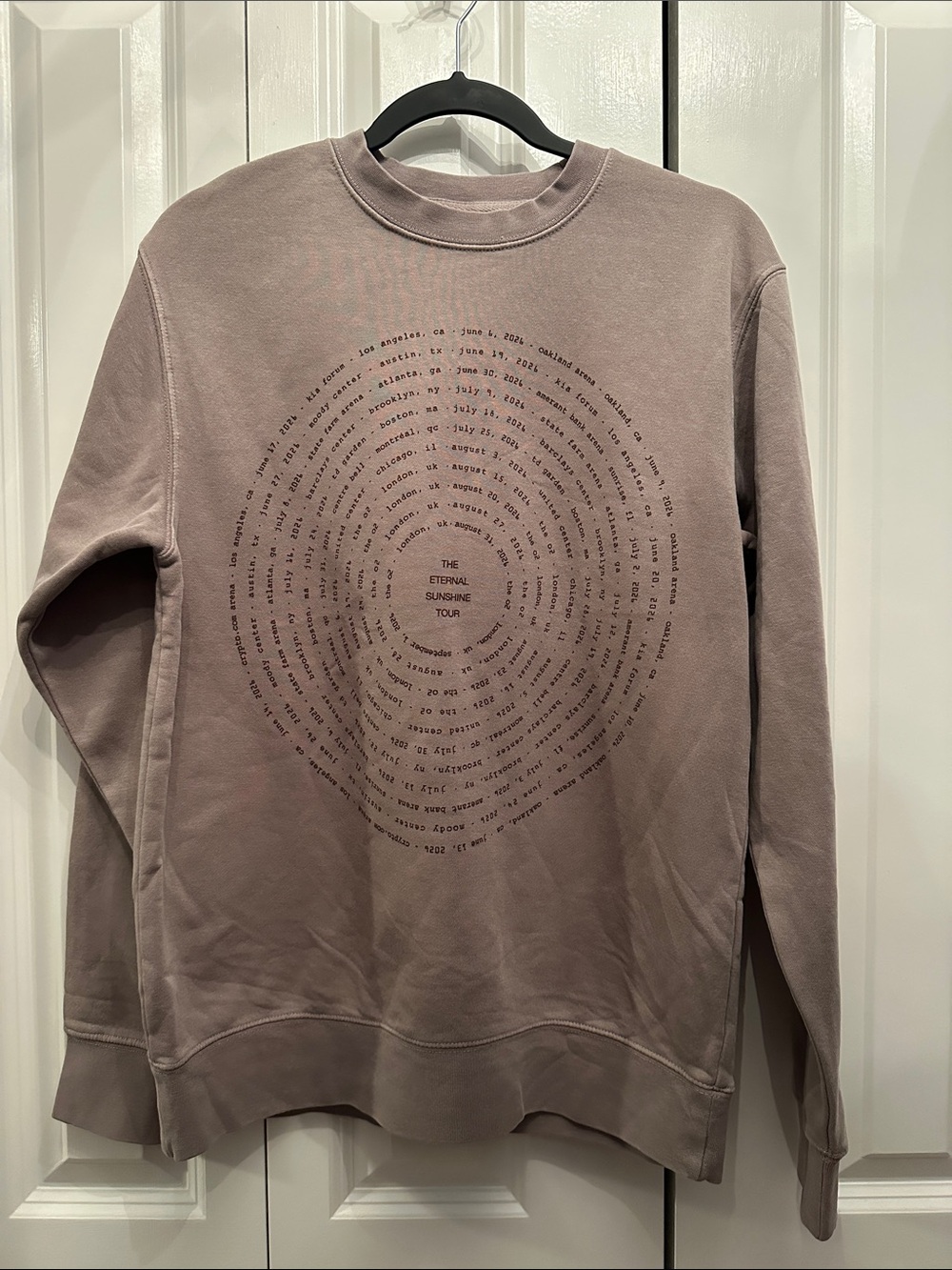 Ariana Grande Eternal Sunshine Tour Official Merch Crewneck Sweater small NWT